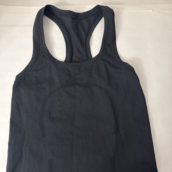 Lululemon Swiftly Tech Black Tank Women’s Size 2 Yoga Workout Gym Exercise - Picture 2 of 10